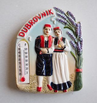 Imán DUBROVNIK. Croacia. Con termómetro