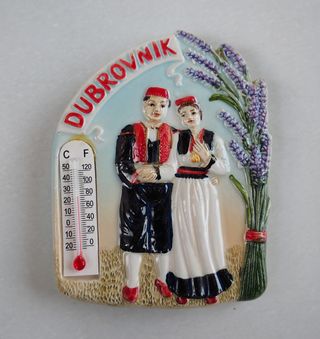 Imán DUBROVNIK. Croacia. Con termómetro