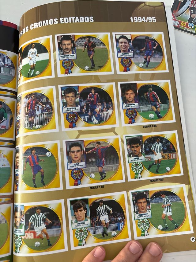 Album fascimil liga 94 95