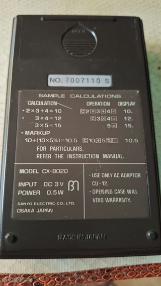 CALCULADORA VINTAGE Javi 