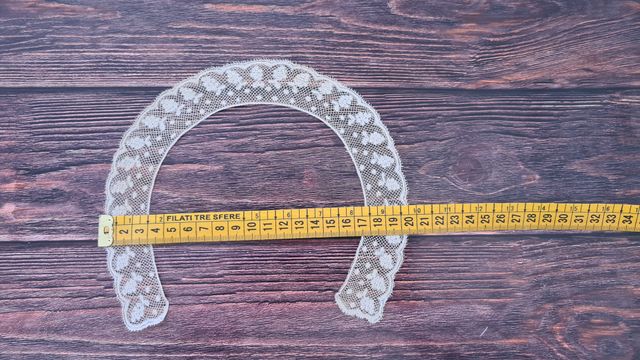 Colletto in pizzo valenciennes