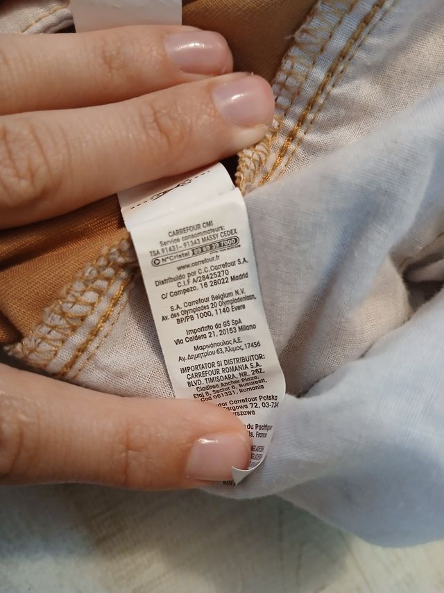 Pantalón chino marrón clarito hombre