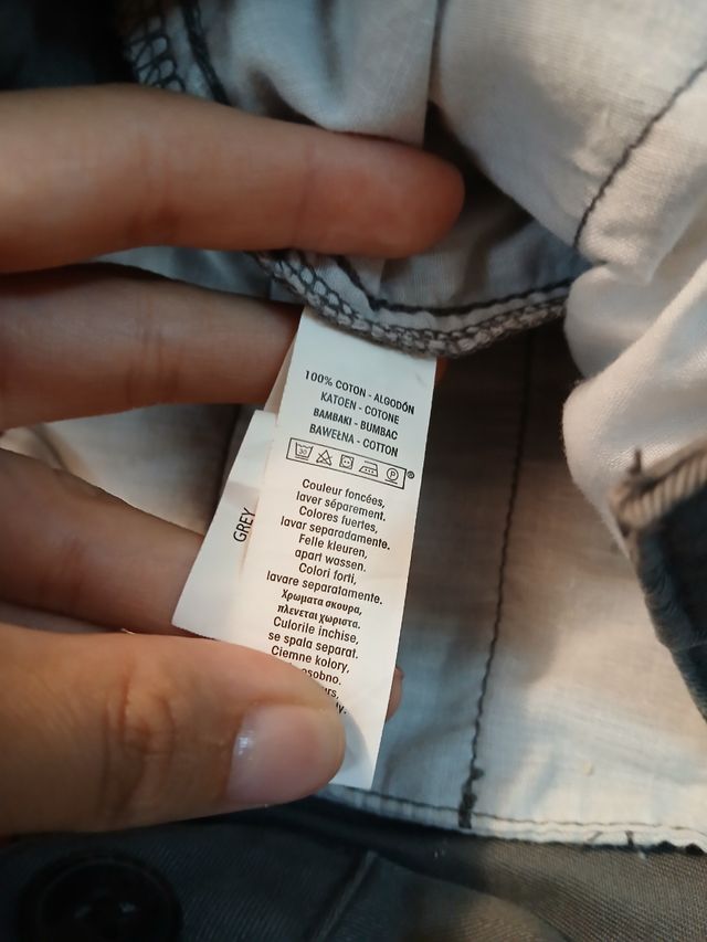 Pantalón chino marrón clarito hombre