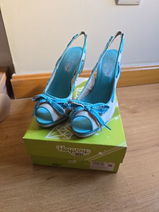 Zapatos tacón pep toe