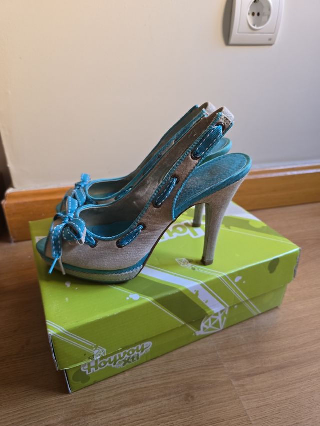 Zapatos tacón pep toe