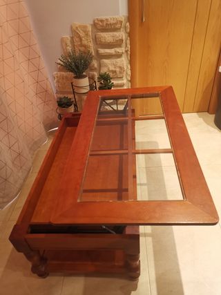 Mesa de centro elevable