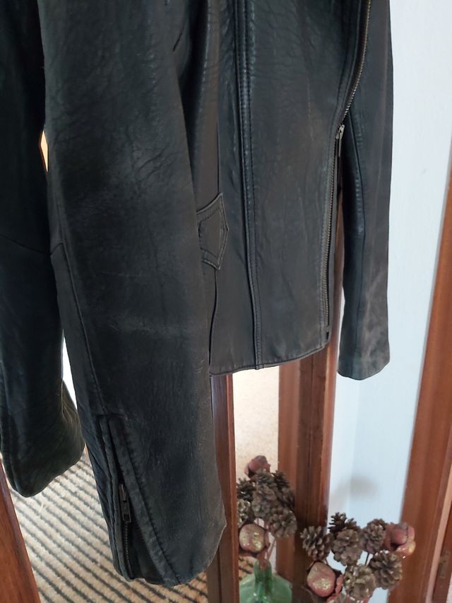 Cazadora piel genuina Luis Alvear