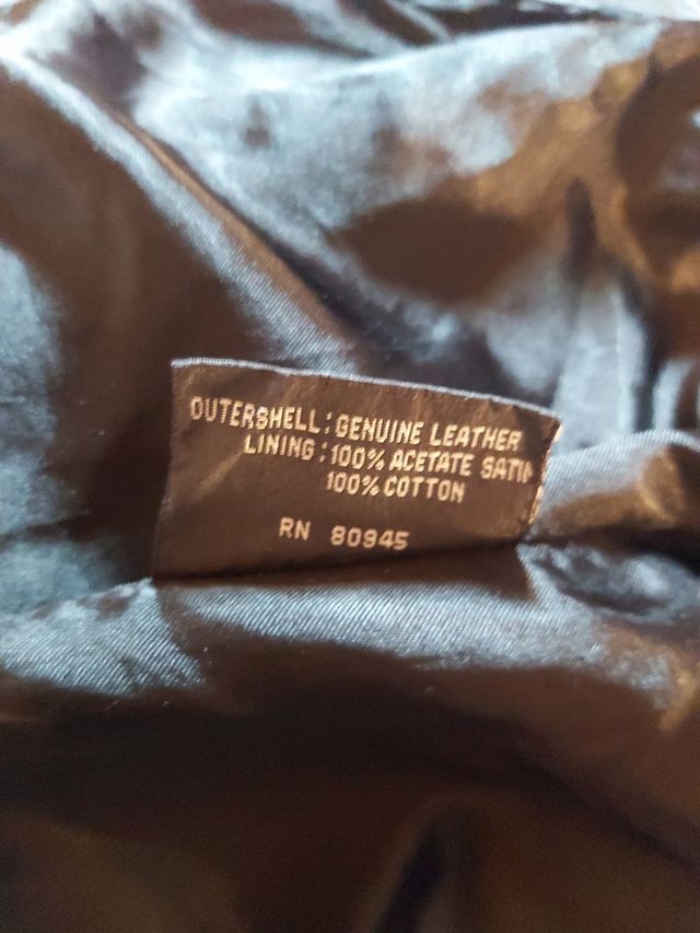 Cazadora piel genuina Luis Alvear