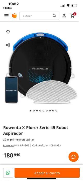 Rowenta X-Plorer Serie 45 Robot Aspirador
