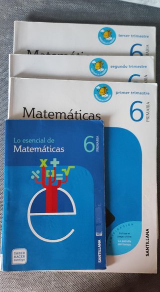 PACK libros 6º primaria Santillana