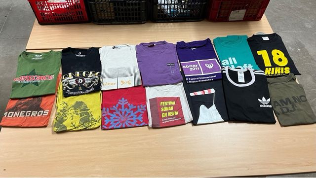 PACK Camisetas festival Sónar, Monegros, SOS...