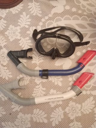 Tubos Respiradores y Gafas sbmarina