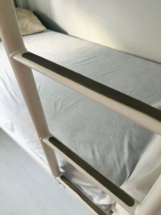 Cama litera blanca