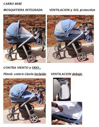 Carro 2en1 con adaptors para Cybex