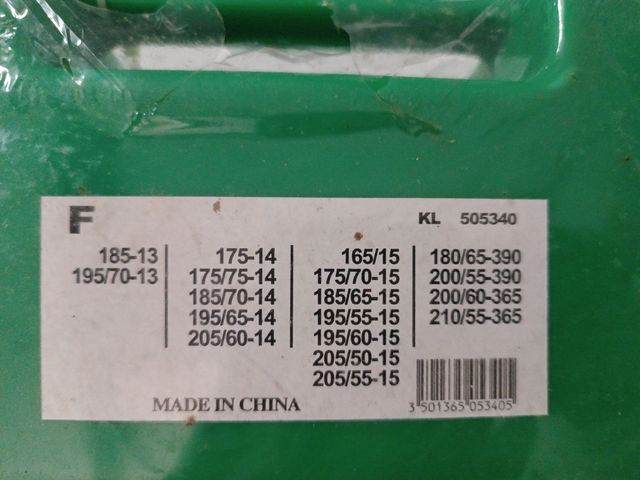 Cadenas de nieve para neumáticos coche