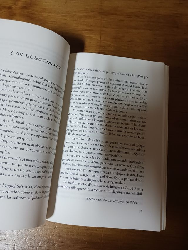 Libro monologos Andreu Buenafuente.