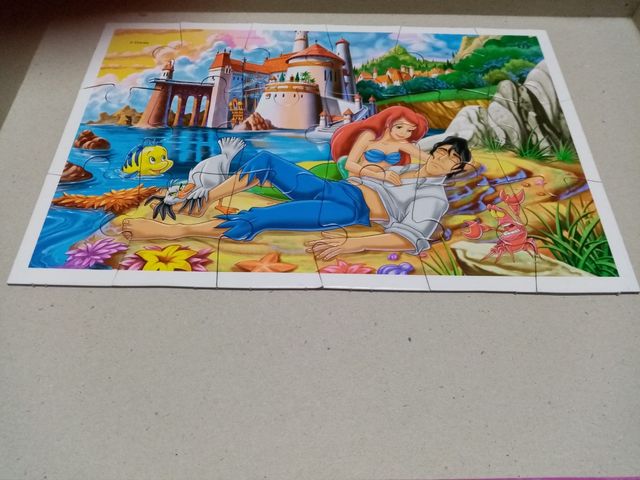 10 Puzzles Princesas Disney