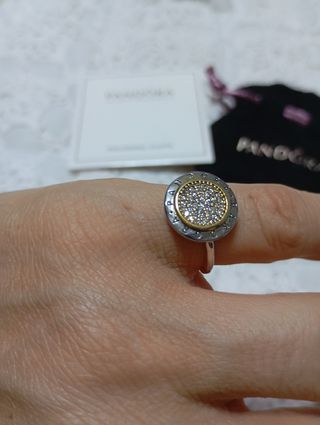 🤩💞❤️Anillo Pandora sello dorado talla 52 