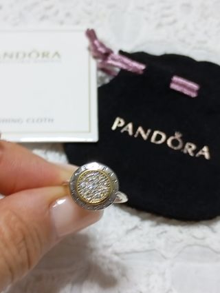🤩💞❤️Anillo Pandora sello dorado talla 52 