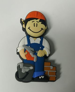 Pendrive Albañil 8gb fabricado en goma