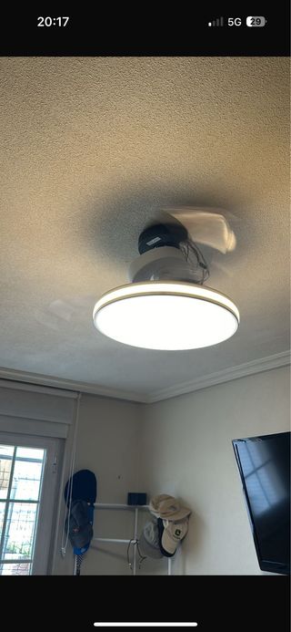 Montaje de Lamparas-Ventilador 