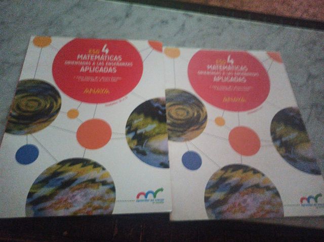 Matemáticas 4eso ISBN 9788469810729