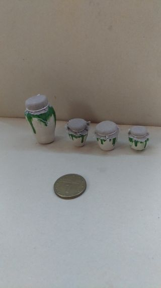 Lote de 4 mini orzas