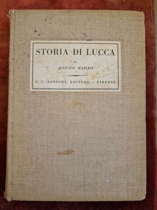Libro storia di lucca