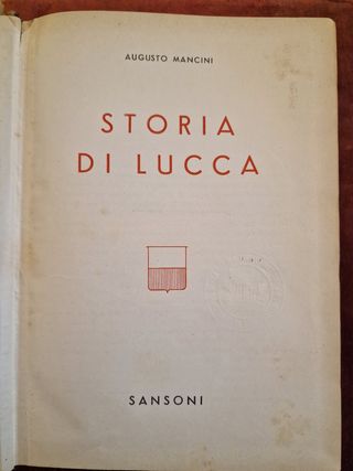 Libro storia di lucca