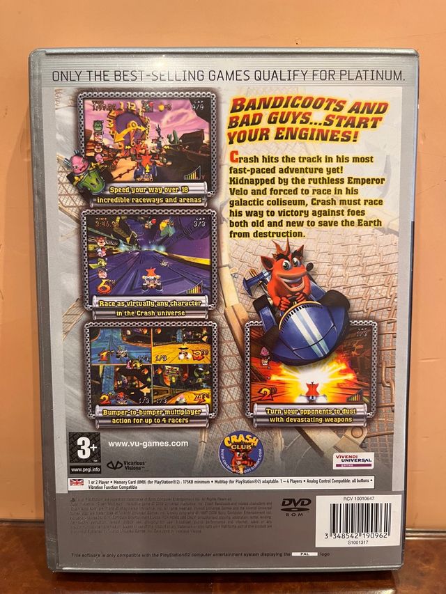 CRASH BANDICOOT NITRO KART - COMPLETO -