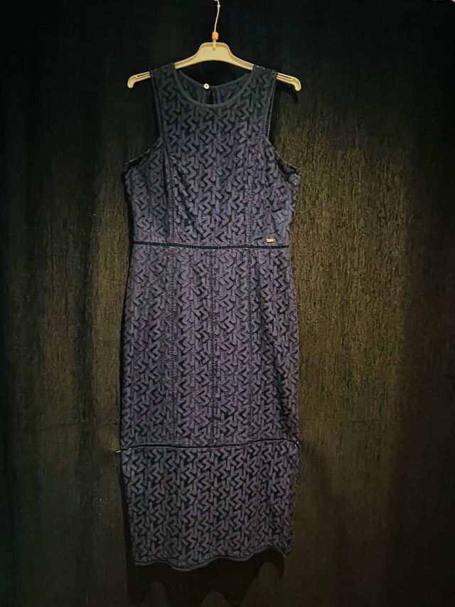 Vestido ecaje azul marino Armani Exchange