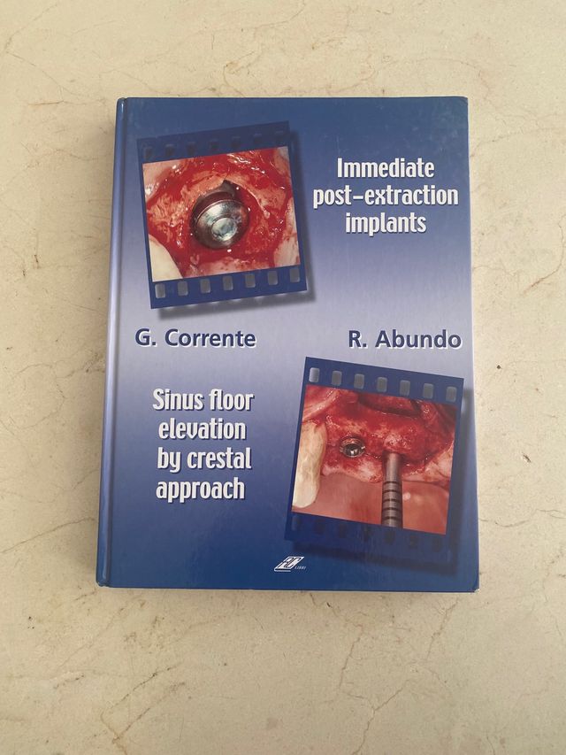 Libro immediate implant extraction Corrente