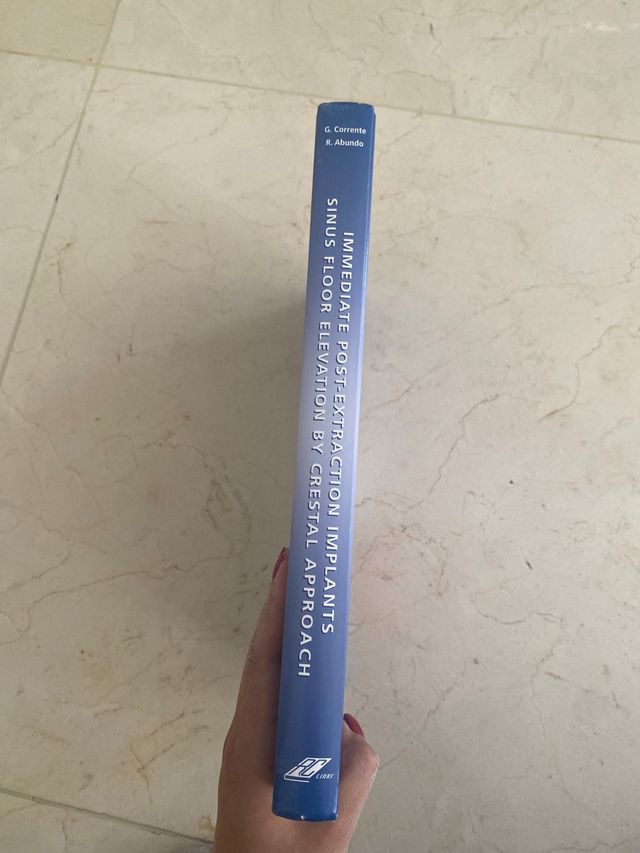 Libro immediate implant extraction Corrente