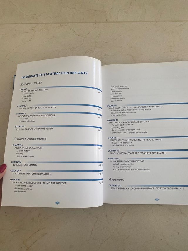 Libro immediate implant extraction Corrente