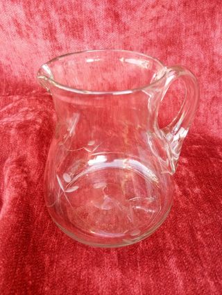 Antigua Jarra Cristal 