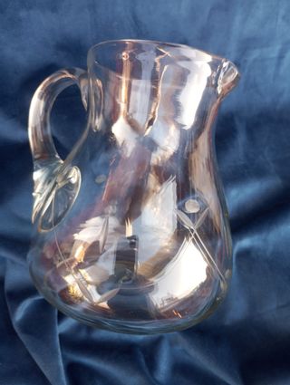 Antigua Jarra Cristal 