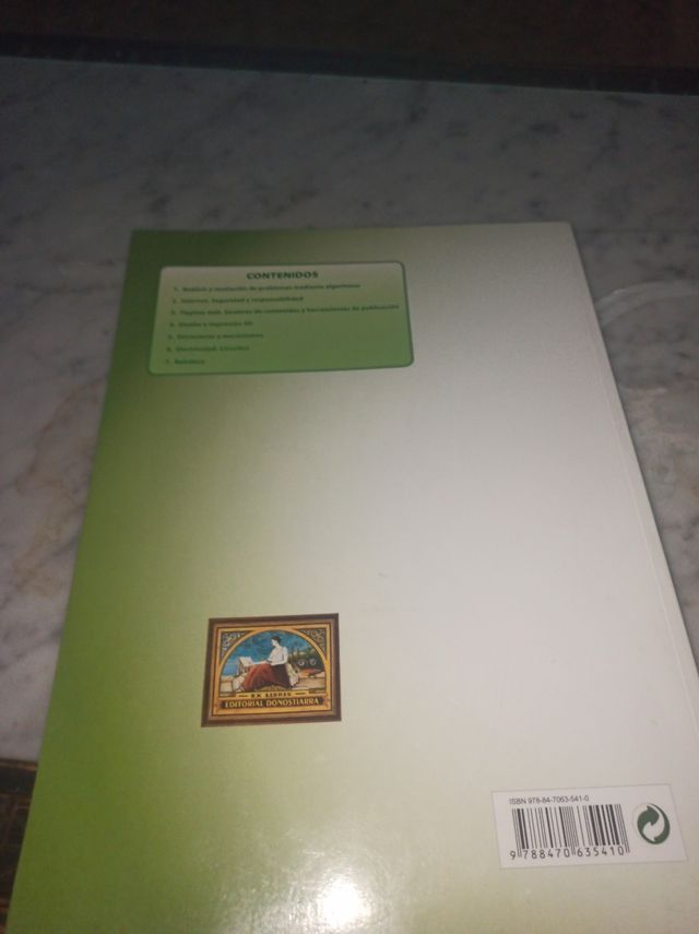 Tecnología 2eso ISBN 9788470635410