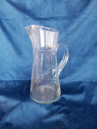 Antigua Jarra Cristal 