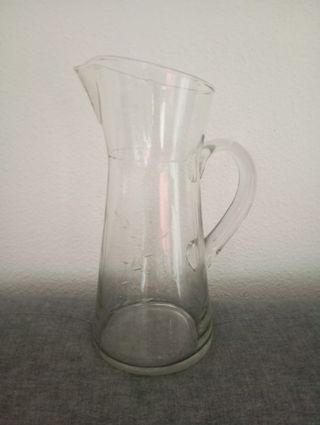 Antigua Jarra Cristal 
