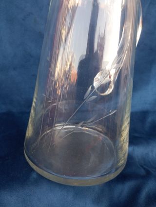 Antigua Jarra Cristal 