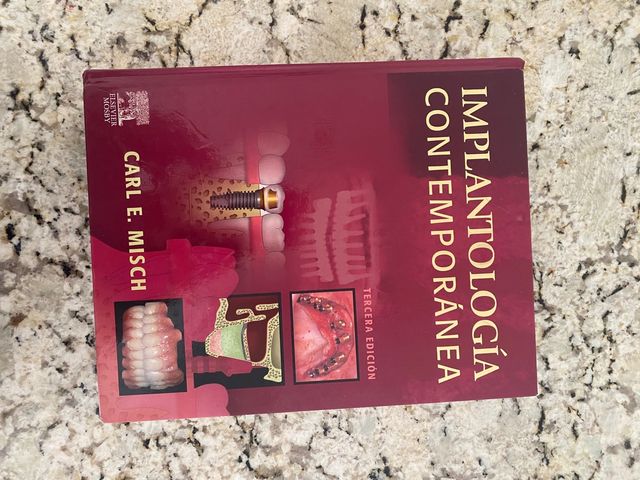 Libro implantologia contemporanea Carl E Misch