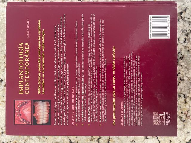 Libro implantologia contemporanea Carl E Misch