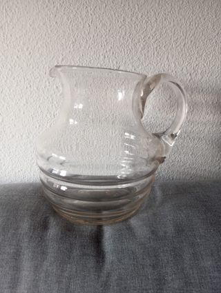 Antigua Jarra Cristal 