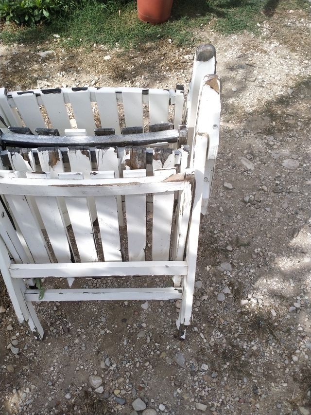 4 Sillas plegables madera