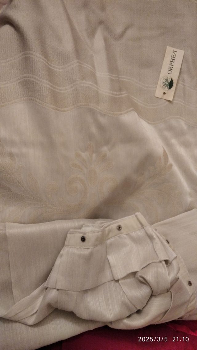 2 tende per porta finestra sala o camera da letto.