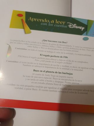 Aprendo a leer con Disney