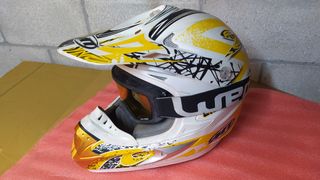 Casco y gafas XS.