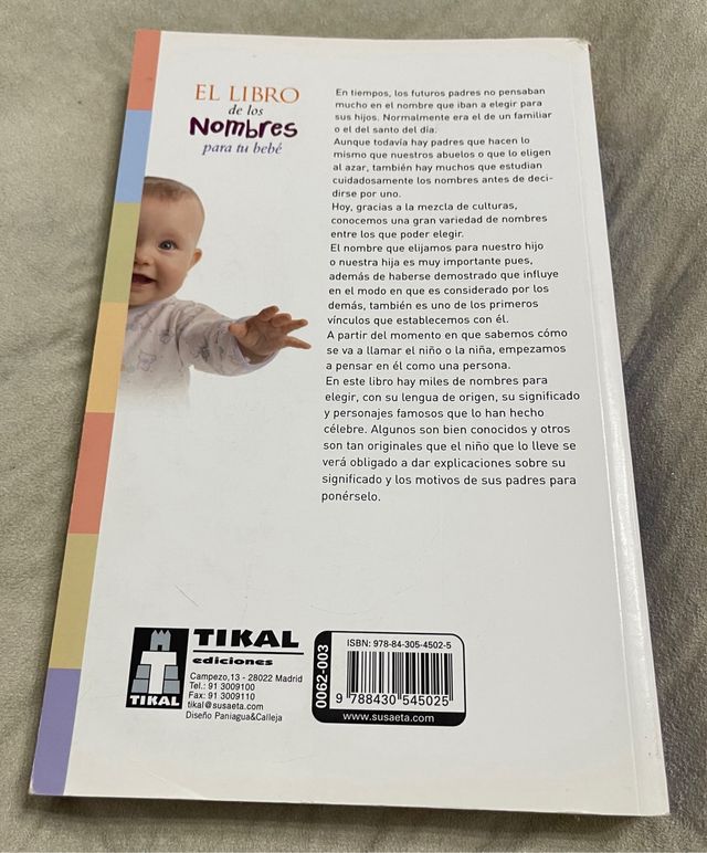 LIBRO DE NOMBRES DE BEBES!!