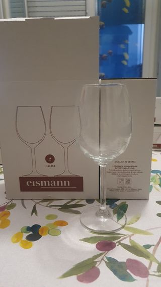 4 calici in vetro eismann