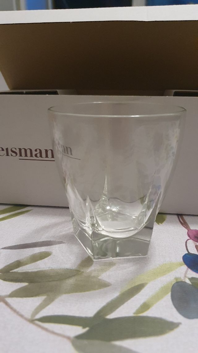 Set 3 bicchieri vetro eismann